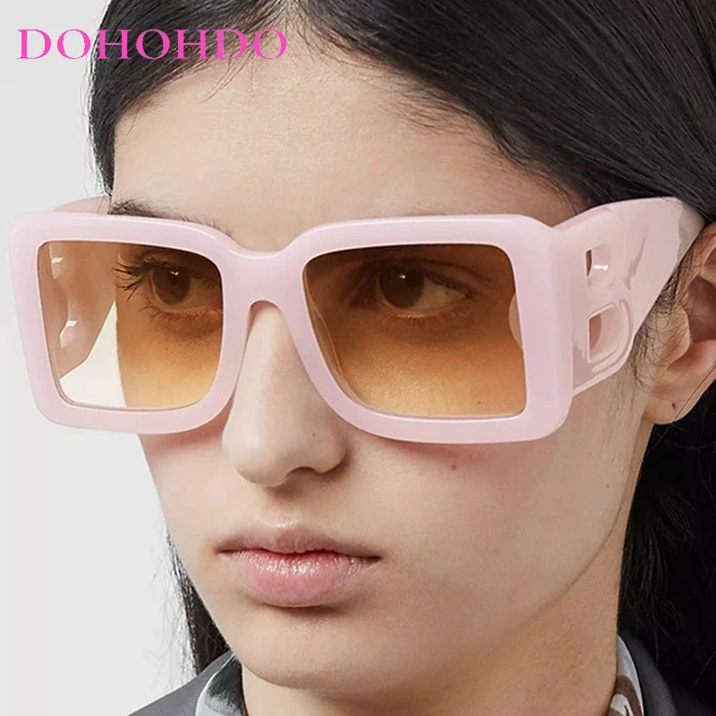 

Luxury Designer Premium Square Frame Party Women Sunglasses Punk Brand Men Sunglass Summer Traveling Popular Shades Female UV400