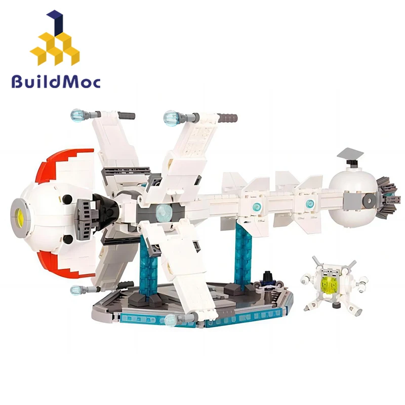 Buildmoc Captained The Comet Future Space Rocket MOC Set Building Blocks Kits Toys for Children Kids Gifts Toy 953PCS Bricks