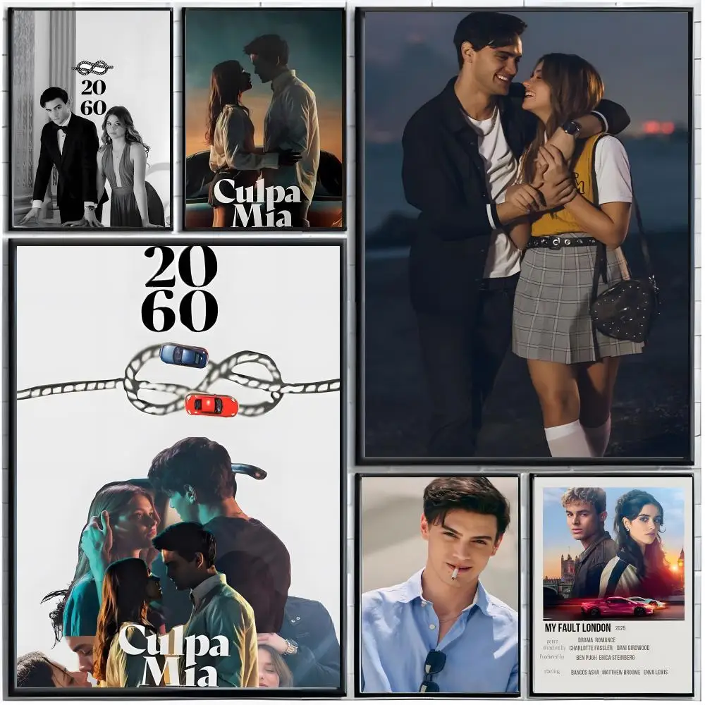 film romance M-My Fault Poster Modern Wall Art Home Decor Living Room Decorative Print Unframed