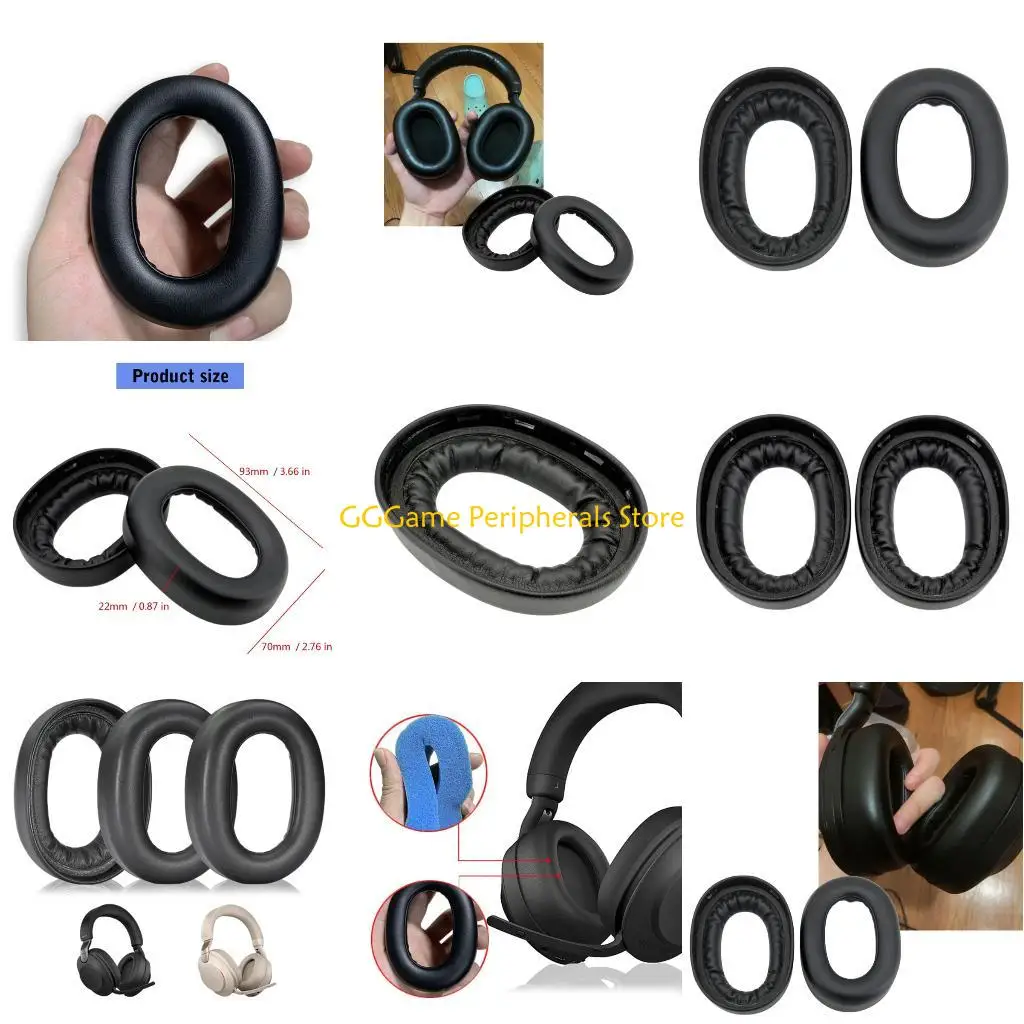 U55B 1pair โปรตีนหูหูหูฟังรองรับหูฟังสำหรับ Evolve2 85 Wireless Headphone