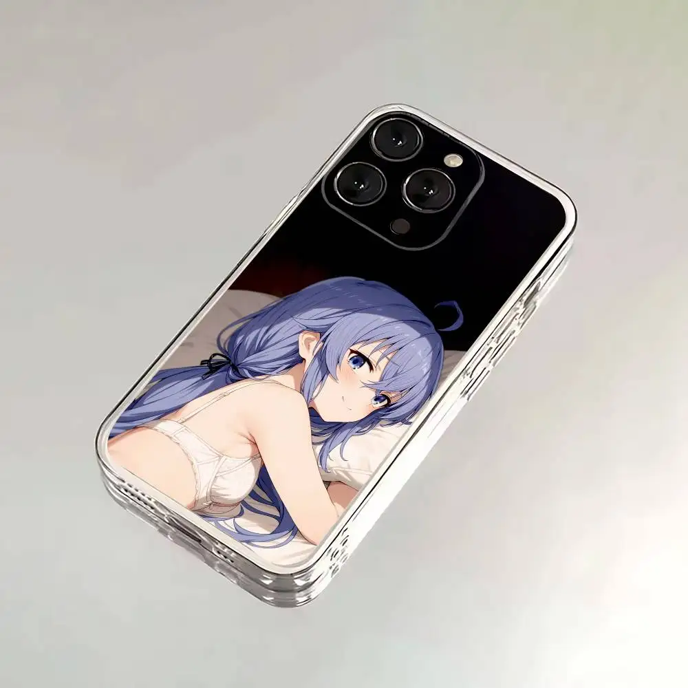 حافظة هاتف M-Mushoku Roxy Migurdia T-Tensei لهاتف iPhone 17,16,15,14,13,12,11 Plus,Pro,Max,Plus,E,SE4,غطاء شفاف صغير