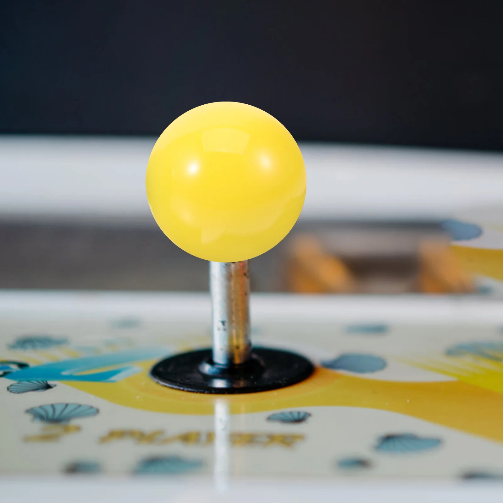4 Uds Joystick cabeza de bola consola de juegos balancín plástico superior reemplazo botones de controlador simuladores de mango de juego reutilizables