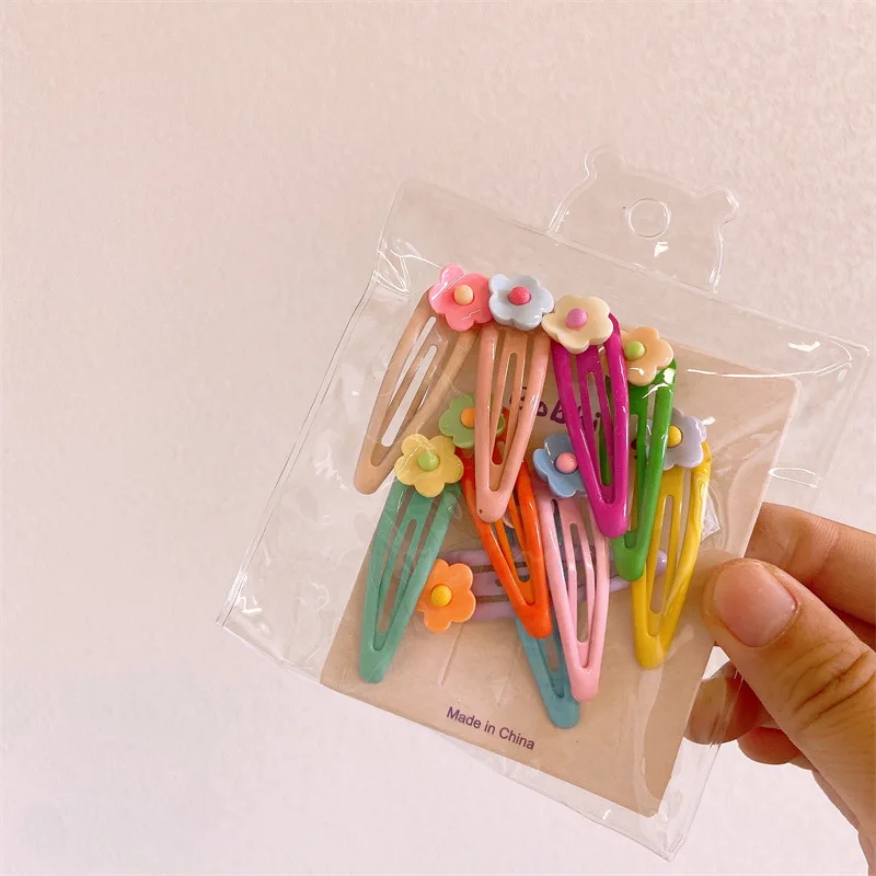 haarschmuck mädchen 10 teile/satz niedliche kleine Haars pangen für Kinder Mädchen Mini Bär Haarnadeln Blume Haarnadeln und Clips Baby BB Clip haarklammer Zubehör haarspangen mädchen – Detail 7