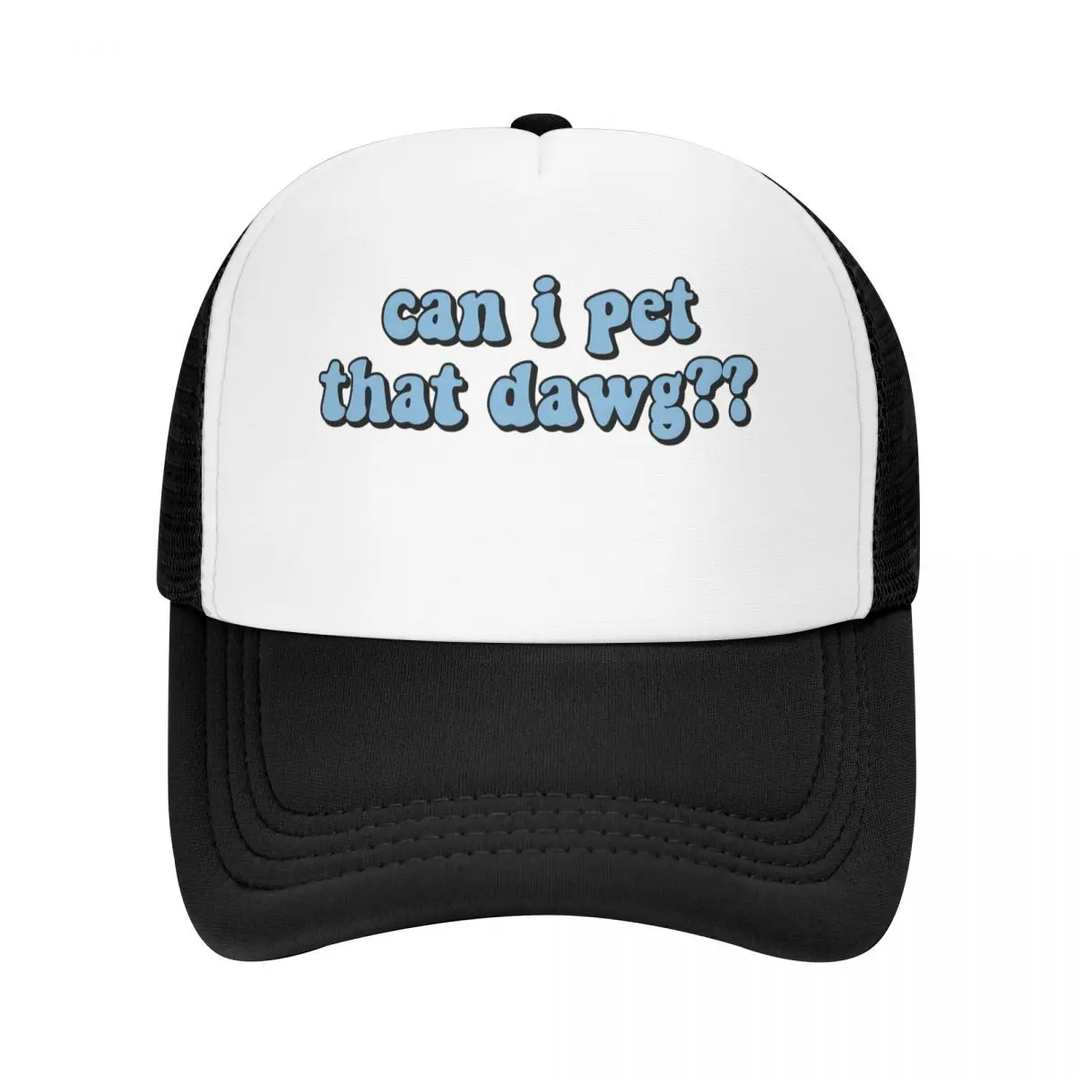 

Can I Pet That Dawg Cap for Women Fashion Baseballs Caps Woman's Funny Adjustable Y2K Summer Dad Gift