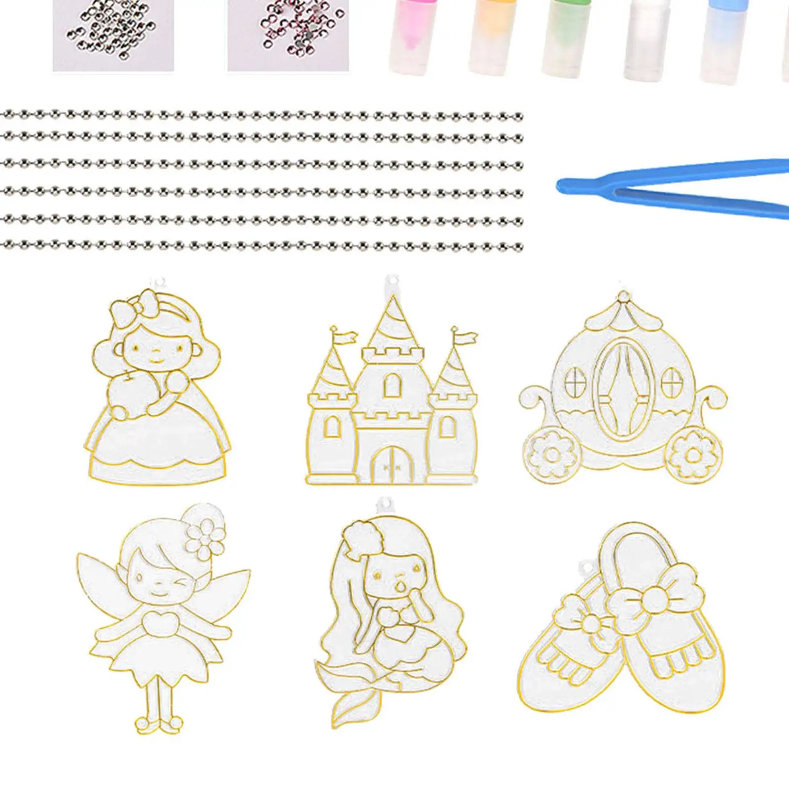 Diy pintura de cristal artes e artesanato pintura de cristal desenho brinquedos para crianças meninos meninas crianças fontes de festa ano novo