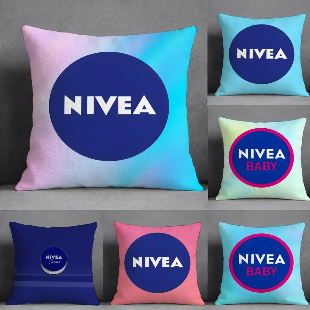 Funda de almohada de la marca N-Nivea, estampada por ambos lados, cojín para sofá, almohada para cabecero de dormitorio