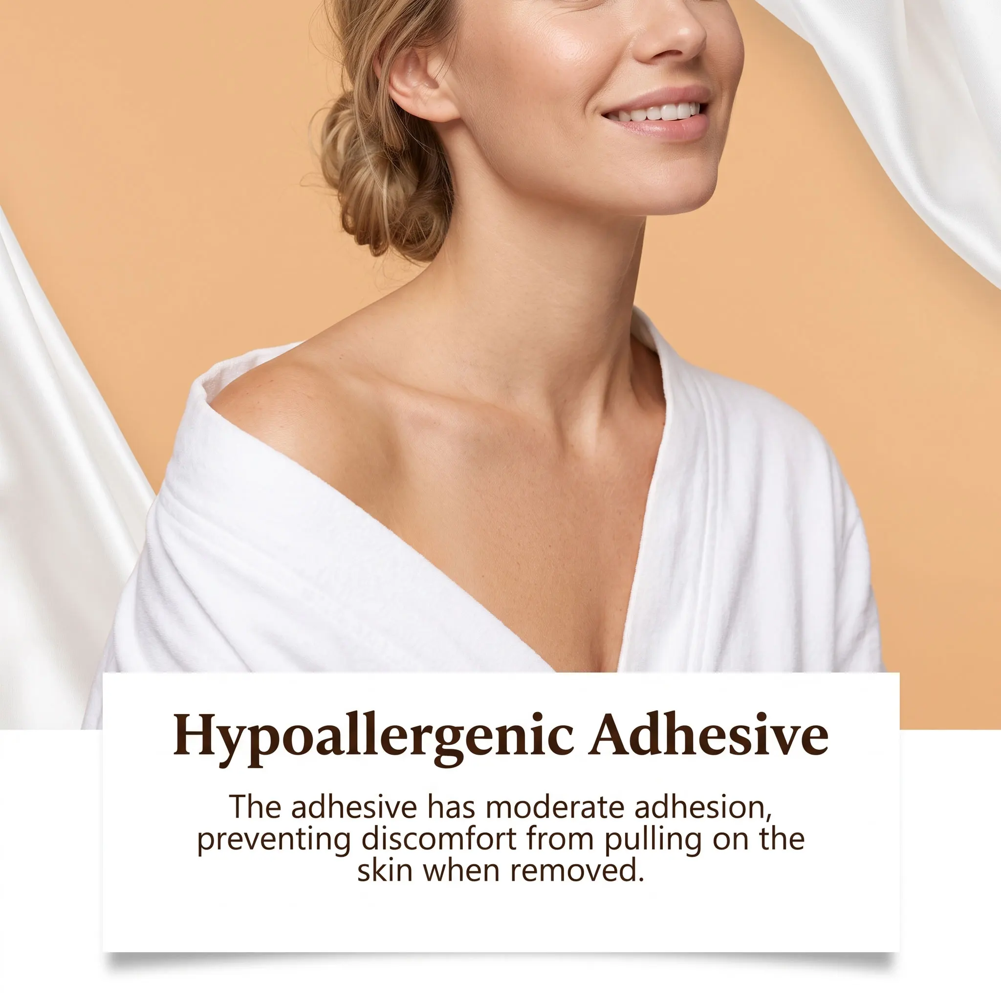 Body Care Patch Bust Hip Targeted Skin Hydrating Supply Improve Skin Smoothness Flexible Breathable Material Mild Adhesive