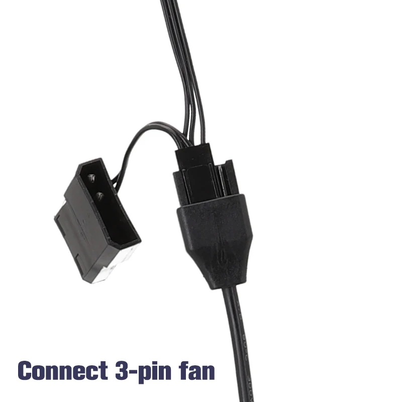30/50/100cm Motherboard 4Pin PWM Temperature Control Fan Adapter Cable GPU Graphics Card Power Extension Cable