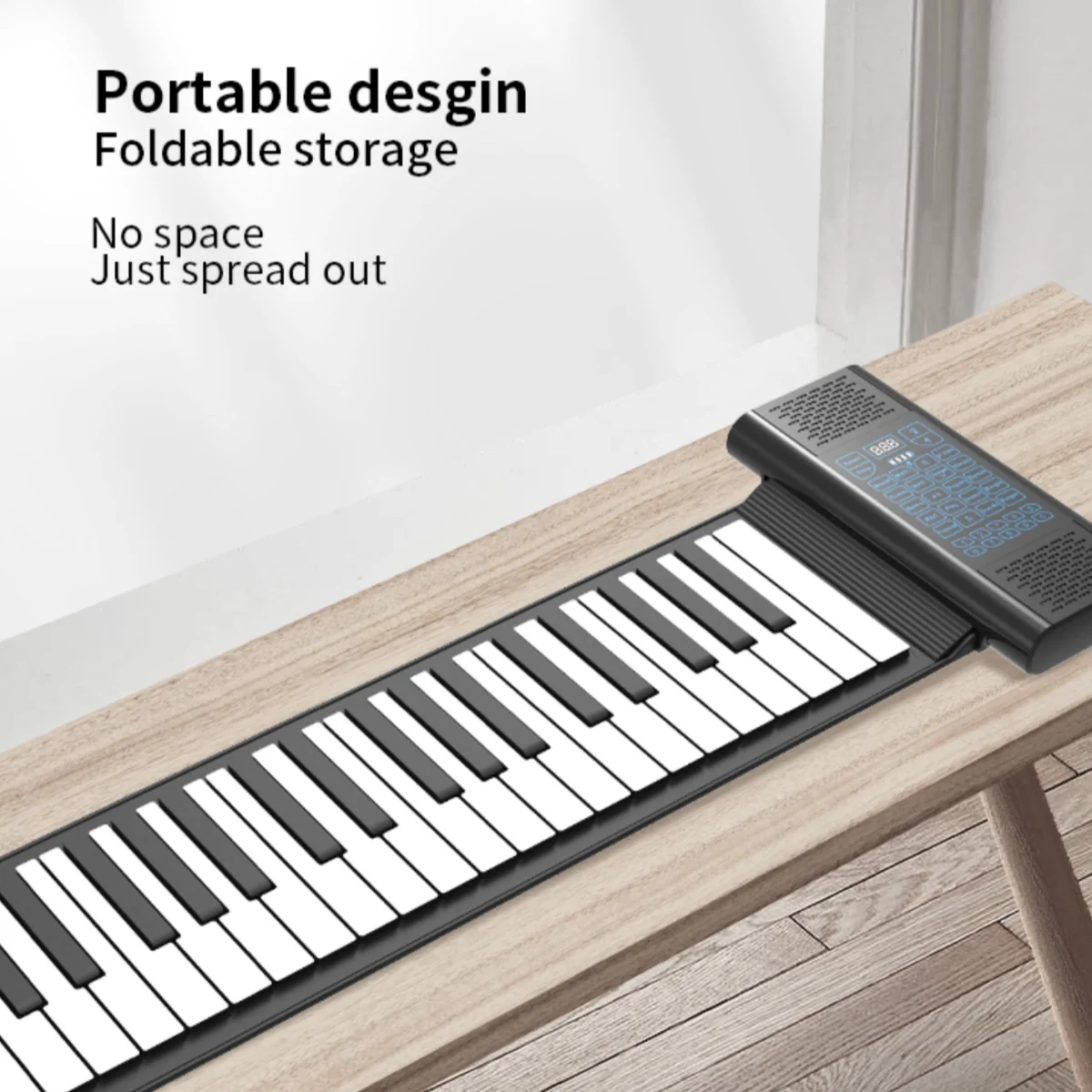 

88-key roll piano portable keyboard multi-functional piano standard piano size advanced sound quality