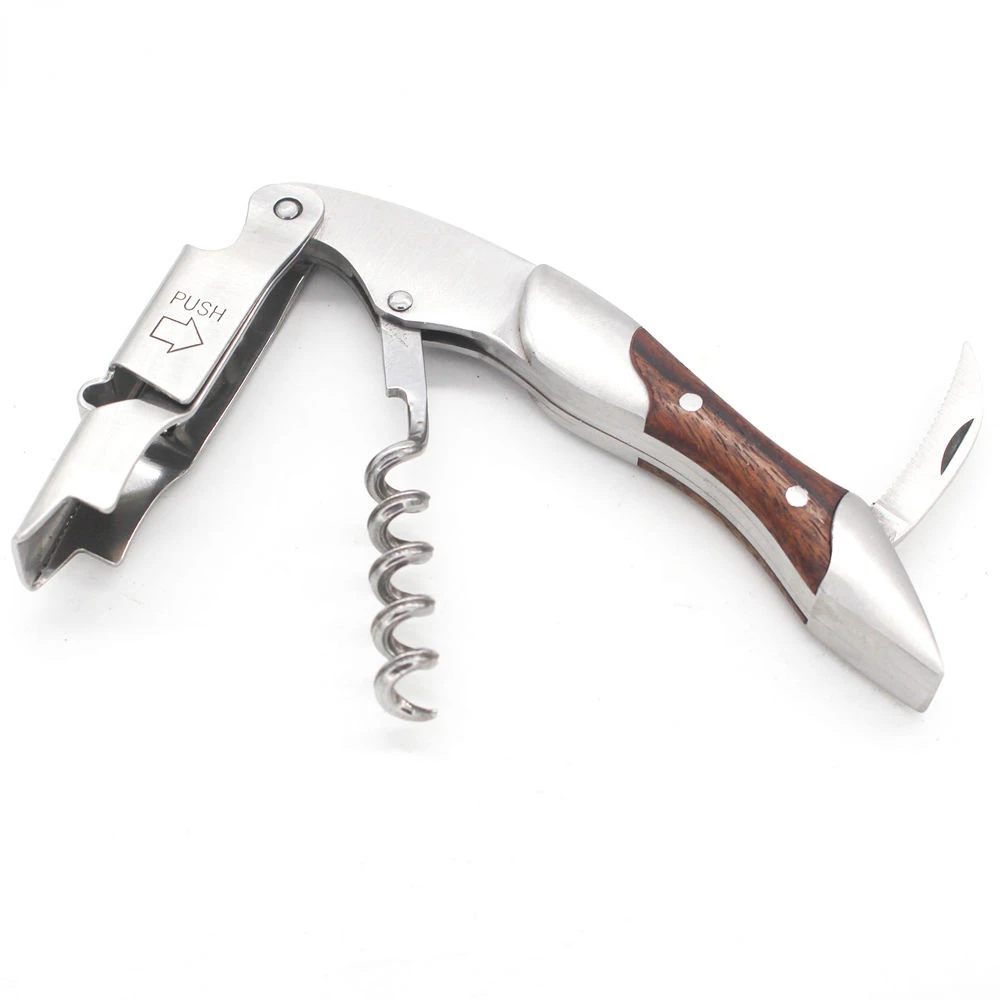 Professional Waiters Corkscrew Barware Corkscrew Wine Bottle Opener and Foil Cutter