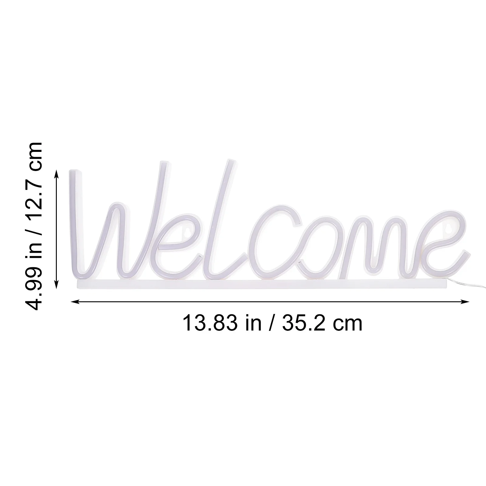 LED Neon Welcome Sign Decorative Light Party Home Bar Display Welcome Neon Lamp Bar Lamp Decor Small Night Light