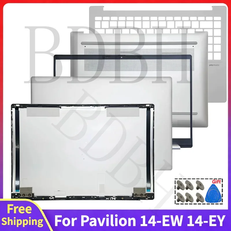 For Pavilion 14-EW 14-EY TPN-W160 TPN-W159 New Replace Laptop LCD Back Cover Rear Lid Top Case Front Bezel Palmrest Bottom Case