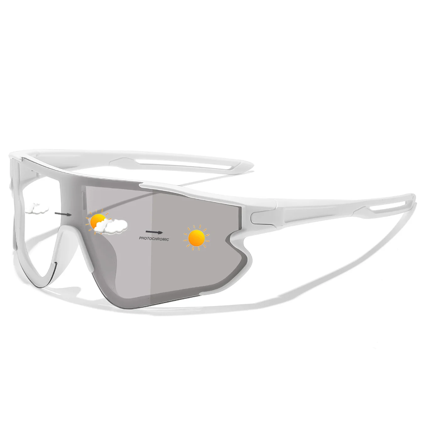 Neue Stil Marke Photochrome Brillen Männer Frauen Fahrrad MTB Bike Laufen Angeln Radfahren Gläser Komfortable Winddicht Brille