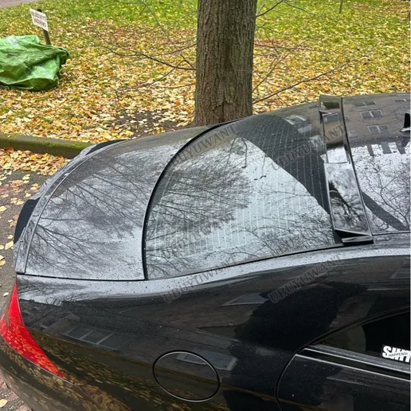 For W219 Roof M4 STYLE For CLS W219 BENZ CLS300 CLS350 CLS400 (2004 - 2011) Rear Trunk Lip ABS Wing Spoiler Car Styling Spoiler
