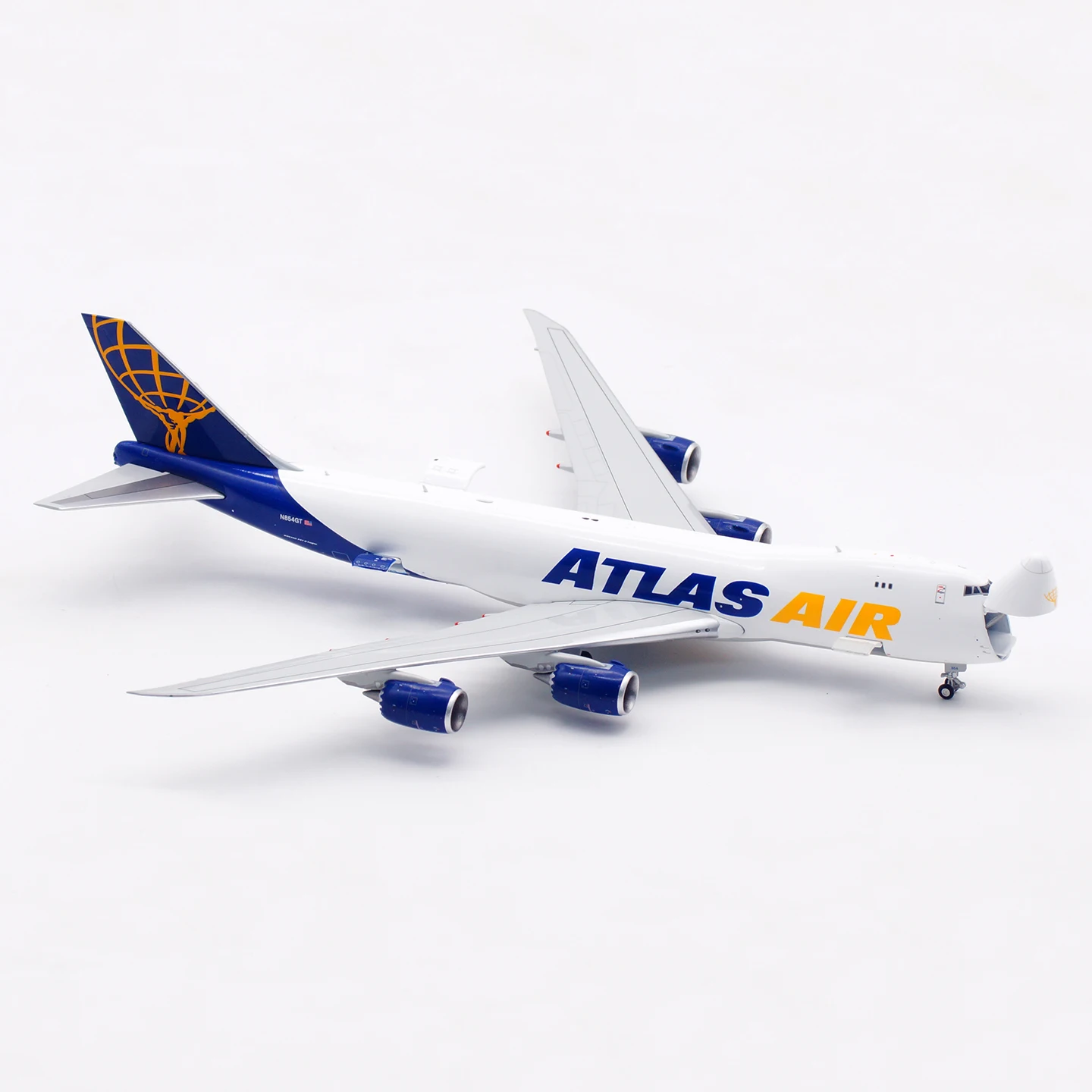 

B632203C Alloy Collectible Plane Gift HX Model 1:400 Atlas Air [Open Door] Boeing B747-8F Diecast Aircraft Jet Model N854GT