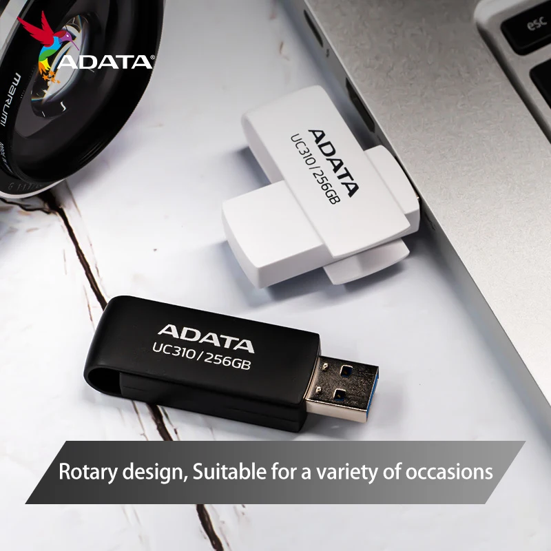 ペンドライブADATA-USB KG,32GB, 64GB,100 GB, 128GB,黒と白,uc310