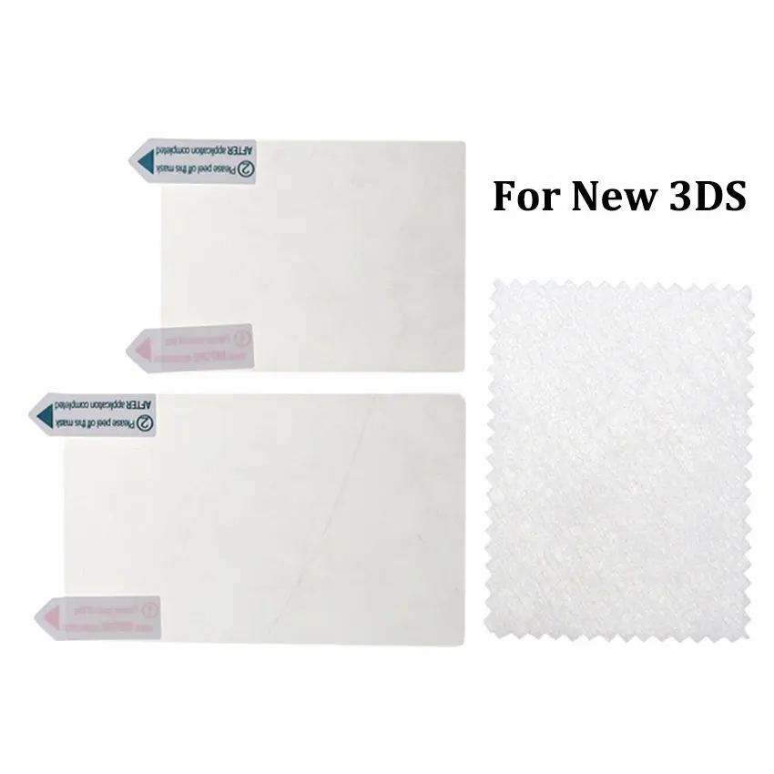 JCD Clear Beschermfolie Voor NDS DSi NDSi XL LL NDSL DS Lite Top + Bottom LCD Screen Protector Voor 2DS 3DS XL LL Nieuwe 3DSLL 3DSXL