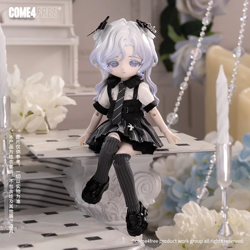 Spot Daily Series Gestapeltes Muster Prologue Babykleidung Ob11 Puppe Bjd Rock 12-Minuten-Kleidung Nur Kleidung Überraschungsgeschenk