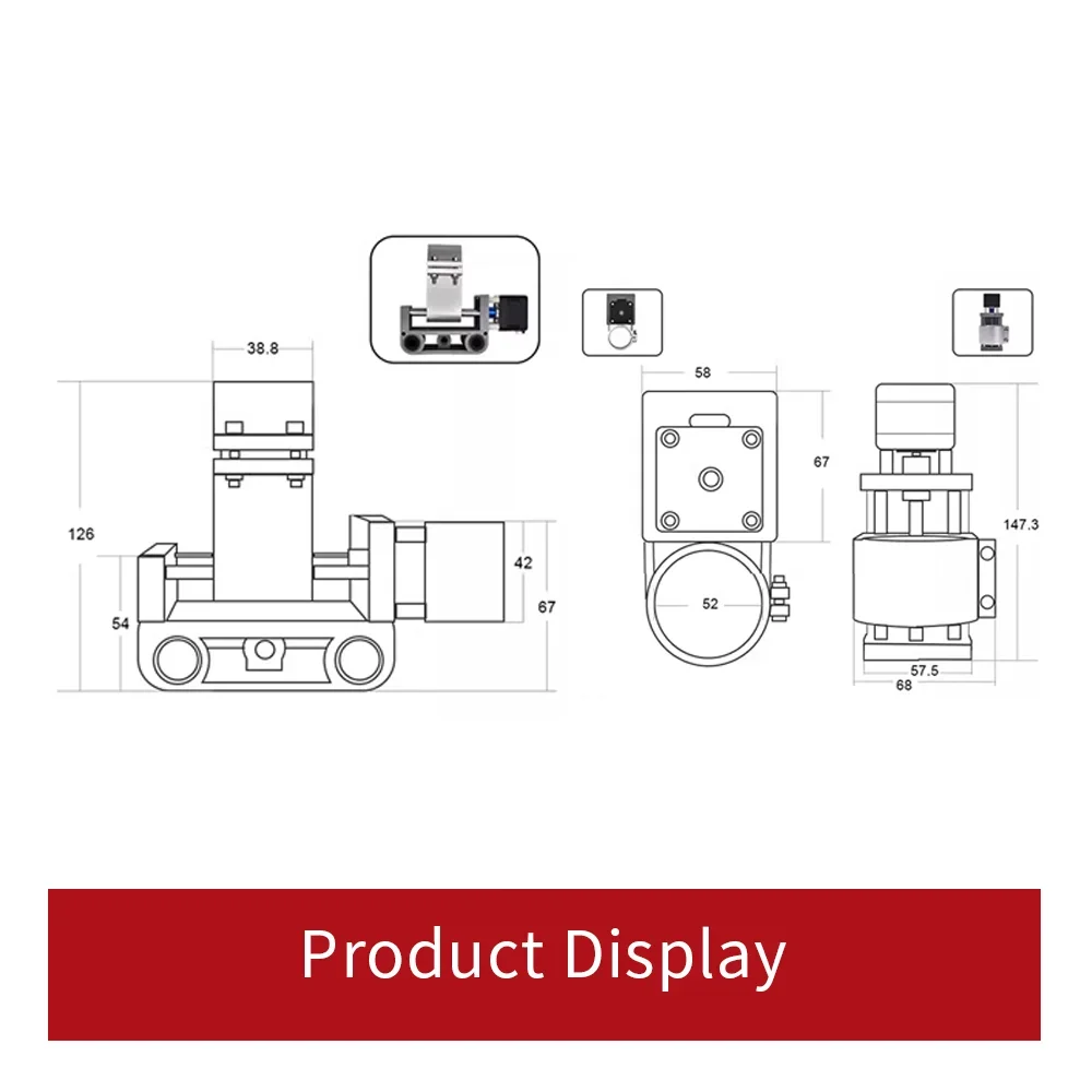 HANPOSE 3018Pro Desktop Engraving Machine with 52mm Z-axis 1.8A Mini Cnc Machine Carving Machine - view 6