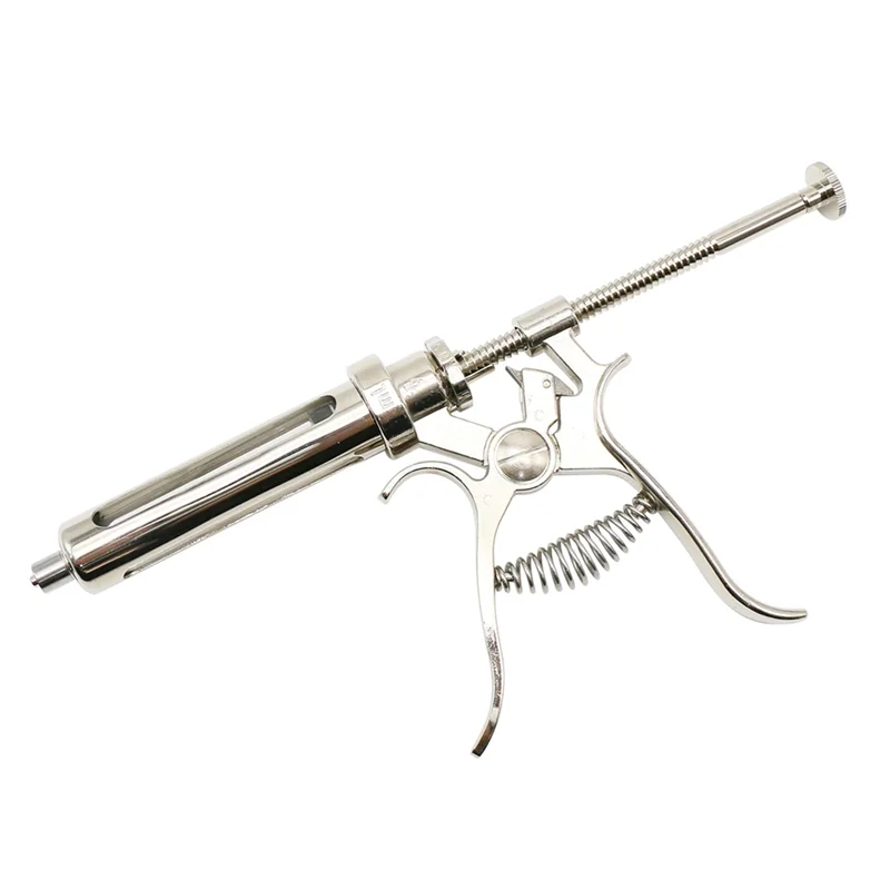 P4-الطبيبية الحيوان حقن مستمر حقنة أداة الحيوان حقن حقنة 10 مللي للبقرة خنزير الأغنام #5