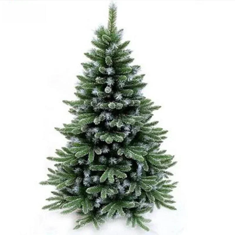 120-270cm PVC Dyed Snowy Christmas Tree with Encryption Mixed with 3 Tips for Outdoor and Indoor Decorations