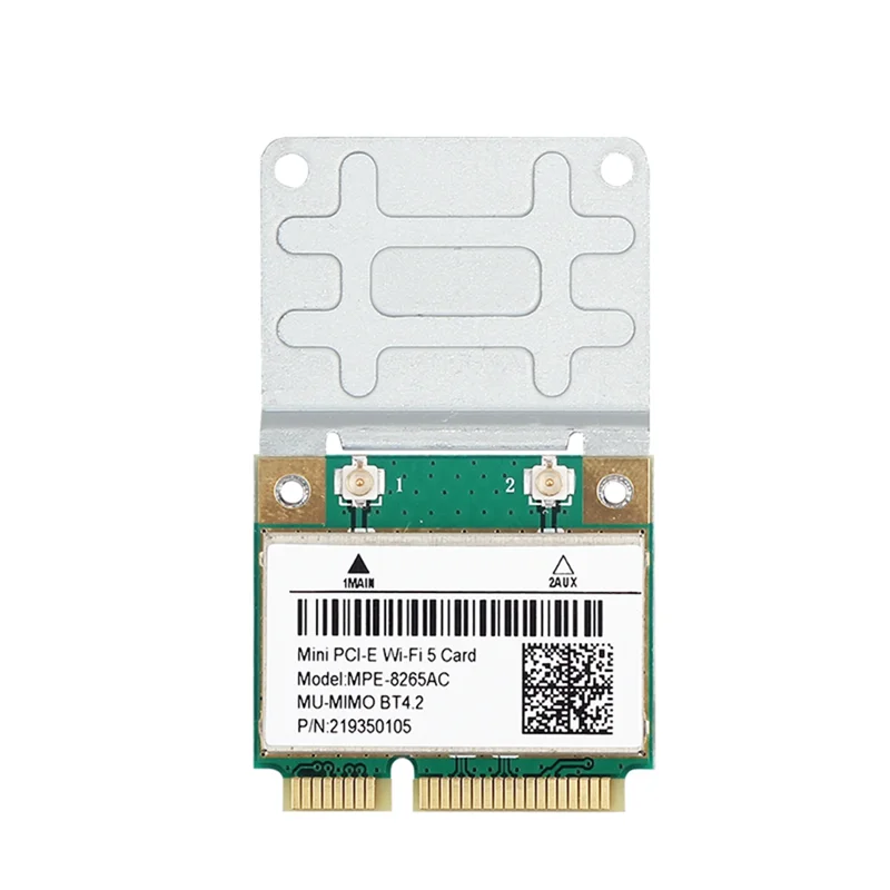 عرض ساخن -8265AC بطاقة واي فاي لاسلكية نصف صغيرة PCI-E واي فاي 5 ثنائي النطاق 802.11AC 2.4 جيجا هرتز 5 جيجا هرتز 1200 ميجا بت في الثانية بطاقة شبكة Wlan