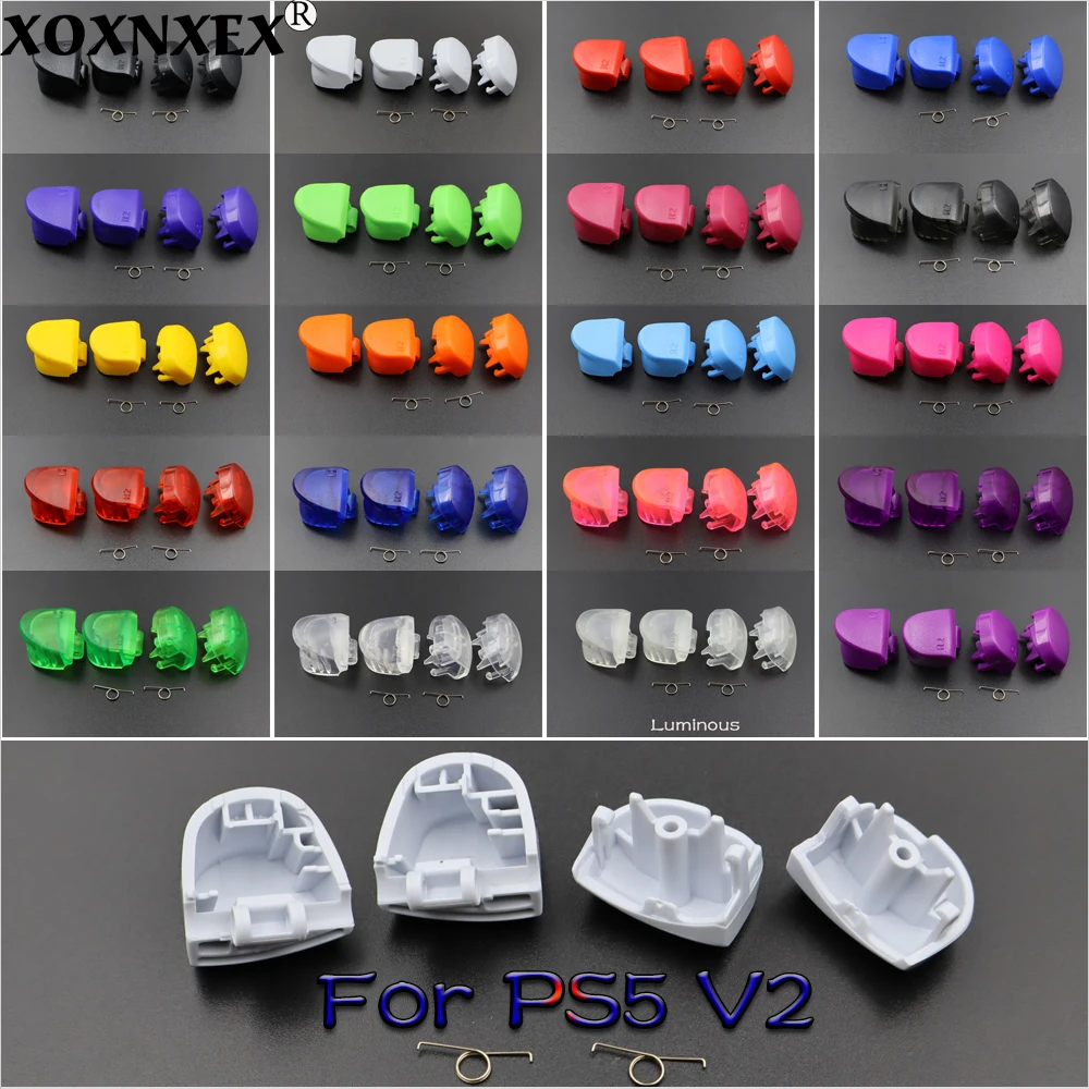 For PS5 V2.0 BDM-020 Controller L1 R1 L2 R2 Trigger Shoulder Buttons Springs Replace Accessories Repair Parts