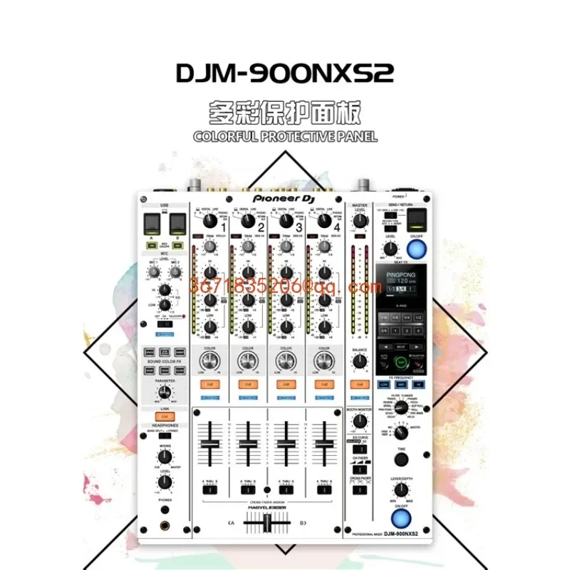 Pioneer-Filme especial adesivo para Disc Player, adesivo protetor para Mixer, 900, 3rd Generation, 3rd Generation, djm900nxs2