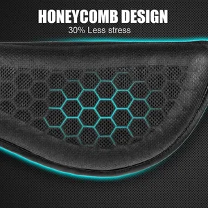 Honeycomb Anti-Slip Motorcycle Seat Pillow, 3D Gel, Pressure Relief, Ride Pad, Moto Accessories 6 Main Sales Royal Enfield Accessories - №6
