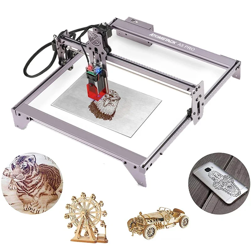 ATOMSTACK A5 Pro 40w CNC Router Graphic Design Printer Lazer Engraver Cutter Wood Metal Laser Engraving Machines