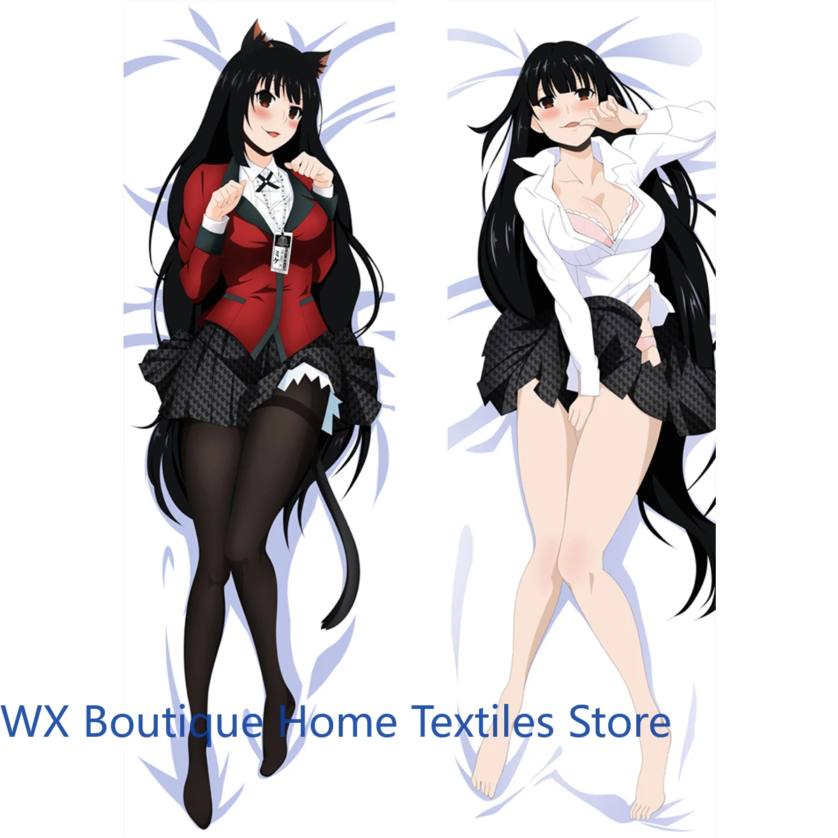 

Jabami Yumeko Anime Girl Waifu Dakimakura Case Hugging Body Pillow Cover