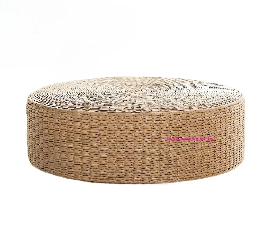 Straw futon tatami seat cushion on the ground household thickened meditation mat bay window round