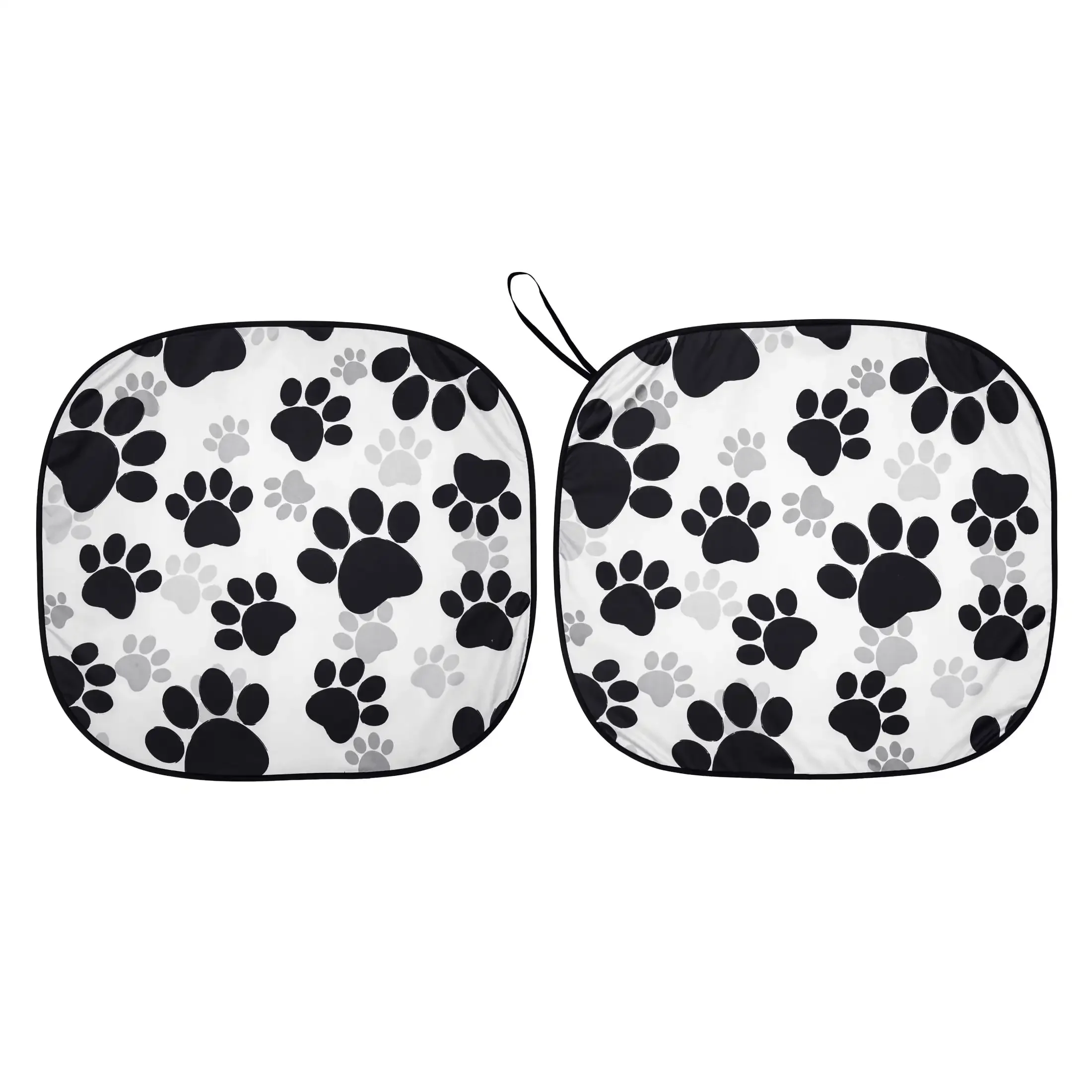 

UV Protection Automotive Window Shades, Polyester Black, 28.50x28.50x31.50 in, 2-Pieces