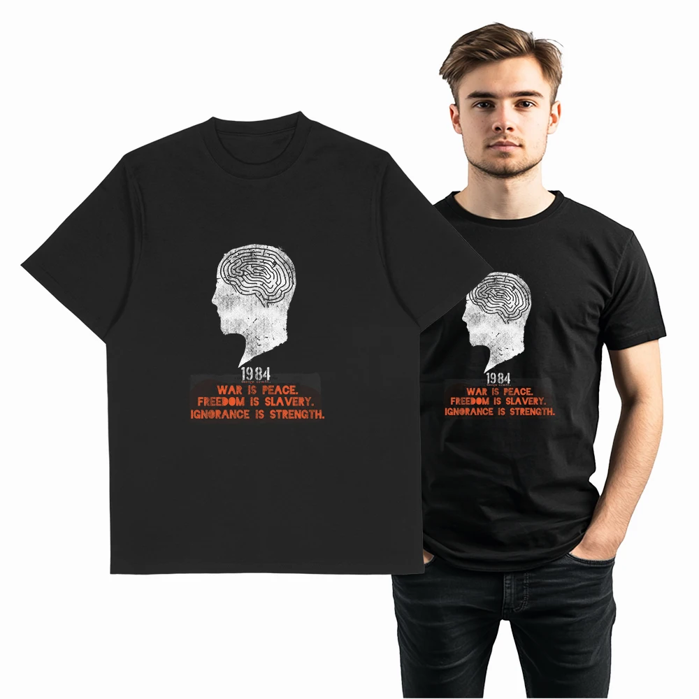 쿨마인드 X0094 1984 마인드 클라이밍 티셔츠 100% 코튼 독점 그래픽 남성 티셔츠 큰 사이즈 스트릿웨어 티셔츠 남성용 티셔츠