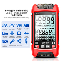 Smart Digital Multimeter 6000 Counts True RMS Auto Electrical Capacitance Meter Temp Resistance Transistor Testers Mmultimetro