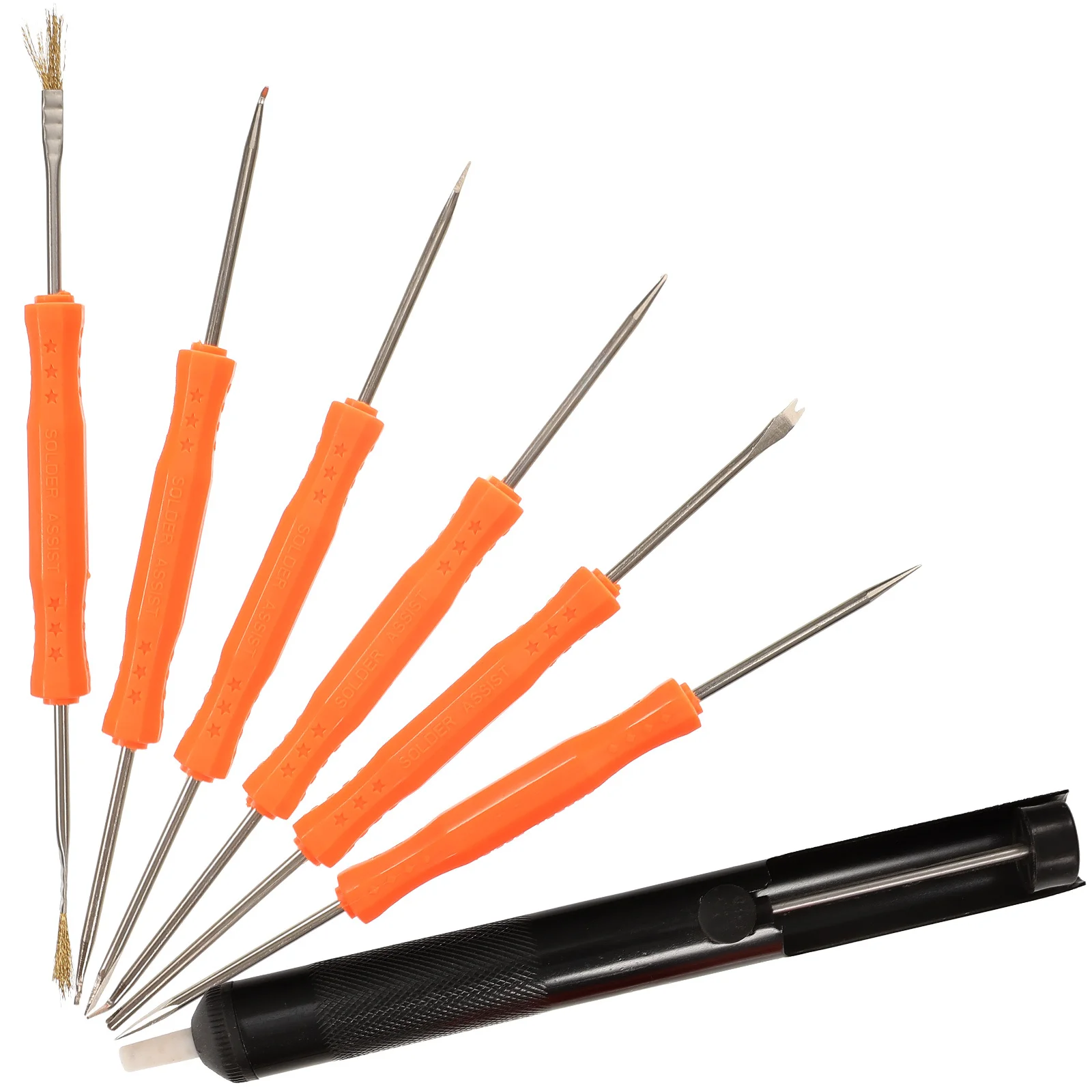 6 قطعة أداة مساعدة لحام على الوجهين مجموعة مساعدة لحام اليد اليمنى اليسرى تصميم ديسولديرينغ الفتيل لحام مصاصة الالكترونيات #3