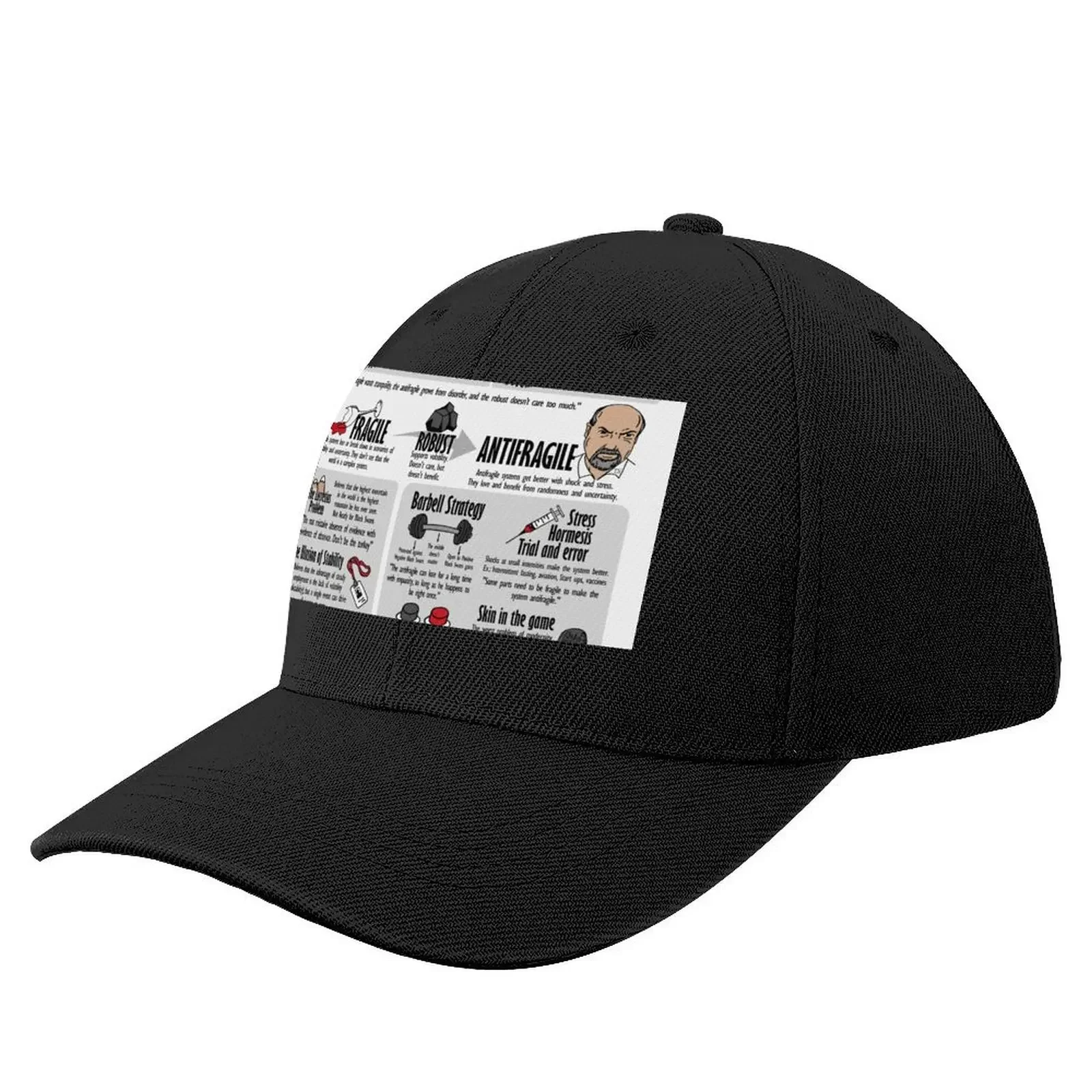 Visual Book Antifragile (Nassim Nicholas Taleb) Baseball Cap Beach New In The Hat For Women Men's