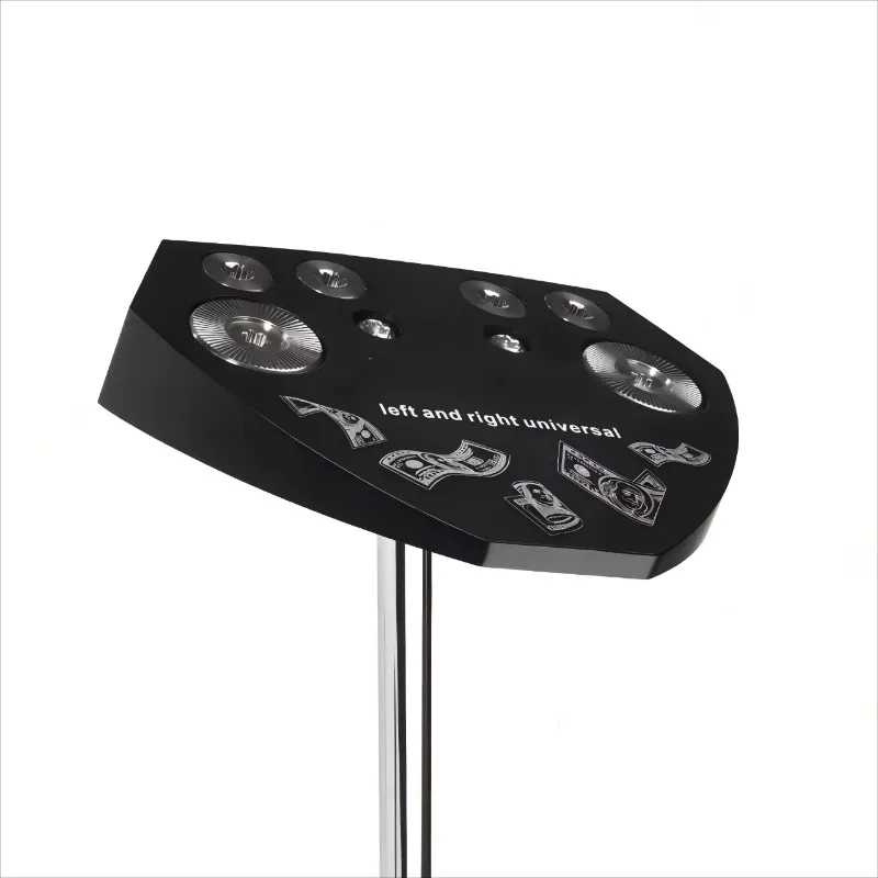 New Zero Torque Large-Head Putter Right Handed Golf Putter Balanced Stable Design Mallet Style Forged Rubber Portable for Men