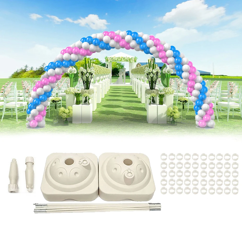 

Ballon Boog Kits Hoogte Verstelbare Ballon Stand Met 2 Water Invulbare Base Voor Outdoor Decoratie Tuin Verjaardag Bruiloft