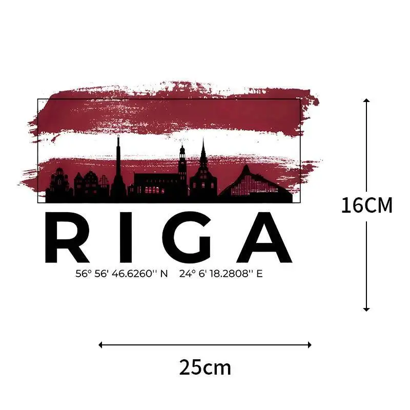 City Architecture Miracle Heat Transfer Stickers Statue of Liberty Printed Crown Iron On Clothes DIY Men\'s and Women\'s T-shirts