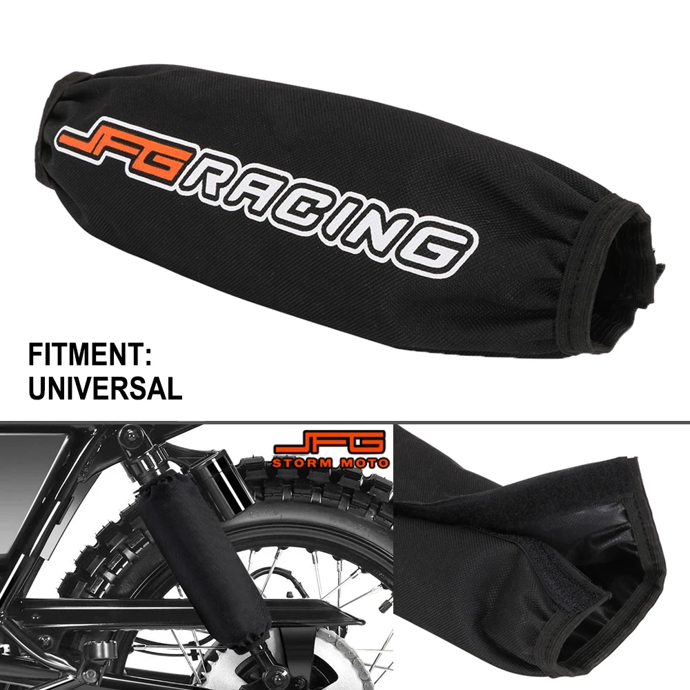 270mm 350mm Motorcycle Rear Fork Shock Absorber Cover Protector Guard Suspension Cover Wrap Set For Dirt Bike Pit