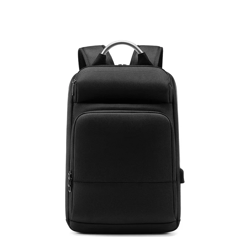 EURCOOL Nylon Men 15.6 Inch Laptop Backpacks School Fashion Travel Rucksack Male Waterproof and Breathable Backpack