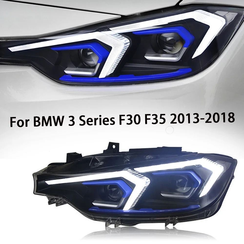 

Car styling For BMW F30 F35 2013-2018 318i 320i 325i Led Headlights Head Lamp Modified LED DRL Lens Automotive Accessories