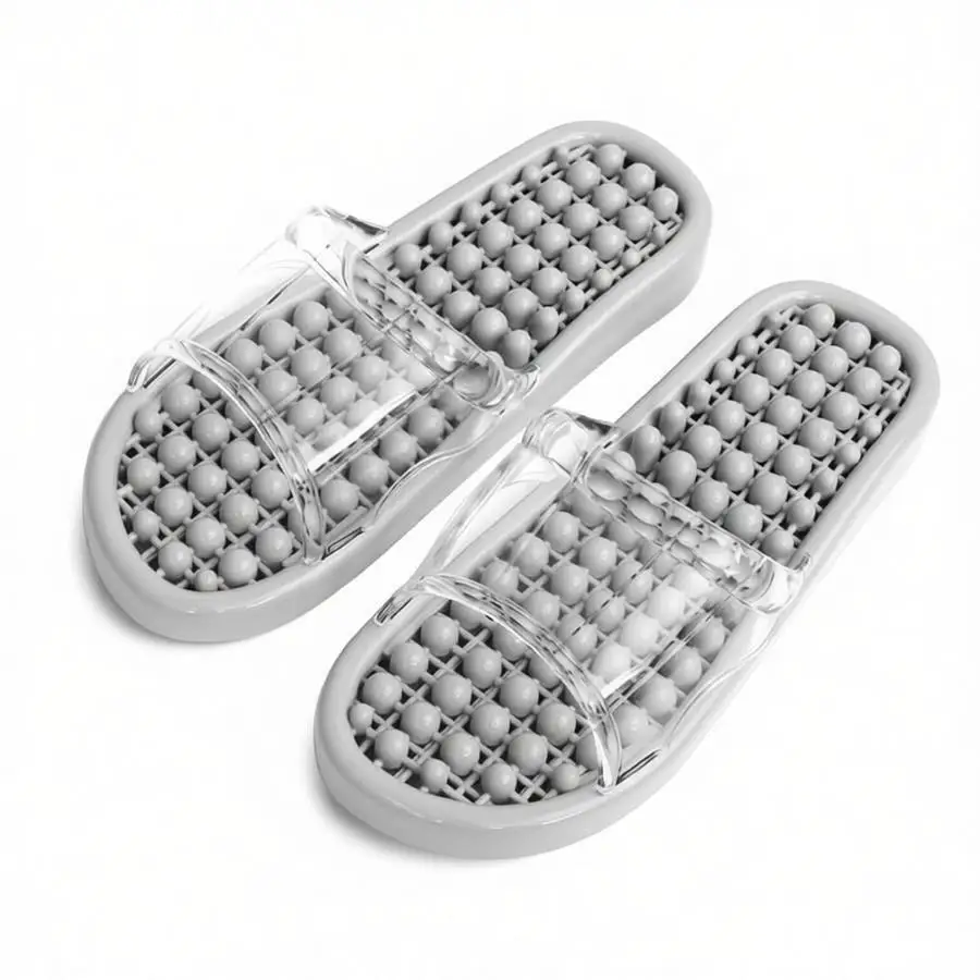 Acupressure Massage Slippers for Women - Non-Slip Bathroom Indoor Summer Foot Unisex Massage Slippers Indoor Men\'s Bath Slippers