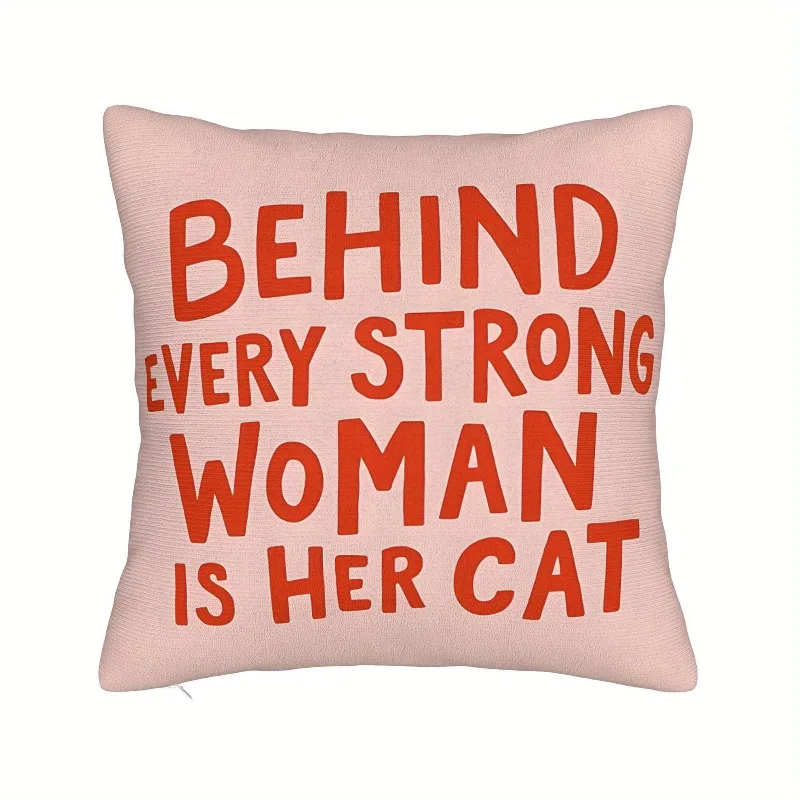Strong Woman Pillow Cover 