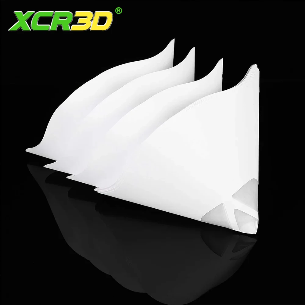 30/60pcs 100 Mesh Disposable UV Resin LCD SLA DLP Thicker Paper Filter Funnel 3D Printer Paper Filter for Wanhao Anycubic Elegoo