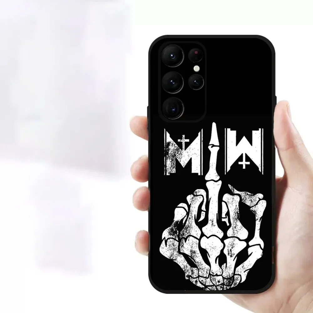 Motionless In Whites  Phone Case For Samsung S23,23,22,30,21,10,9,Note20 Ultra,Lite,Ultra,5G,Plus,FE,Black Soft Case