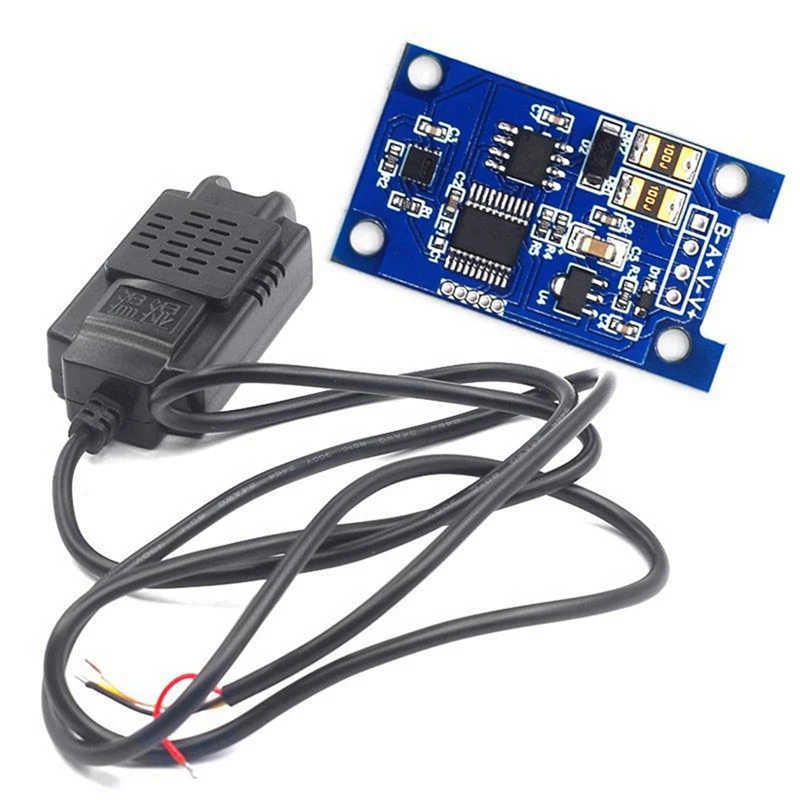 Transmissor De Temperatura E Umidade, Módulo Sensor SHT20, Modbus RS485 com Habitação