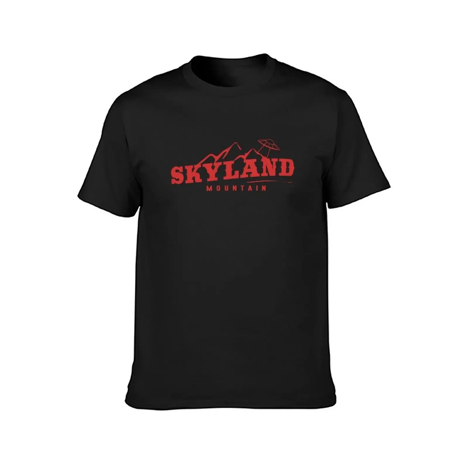 The X Files: Skyland Mountain T-Shirt plus size clothes graphic shirts vintage anime shirt mens clothes