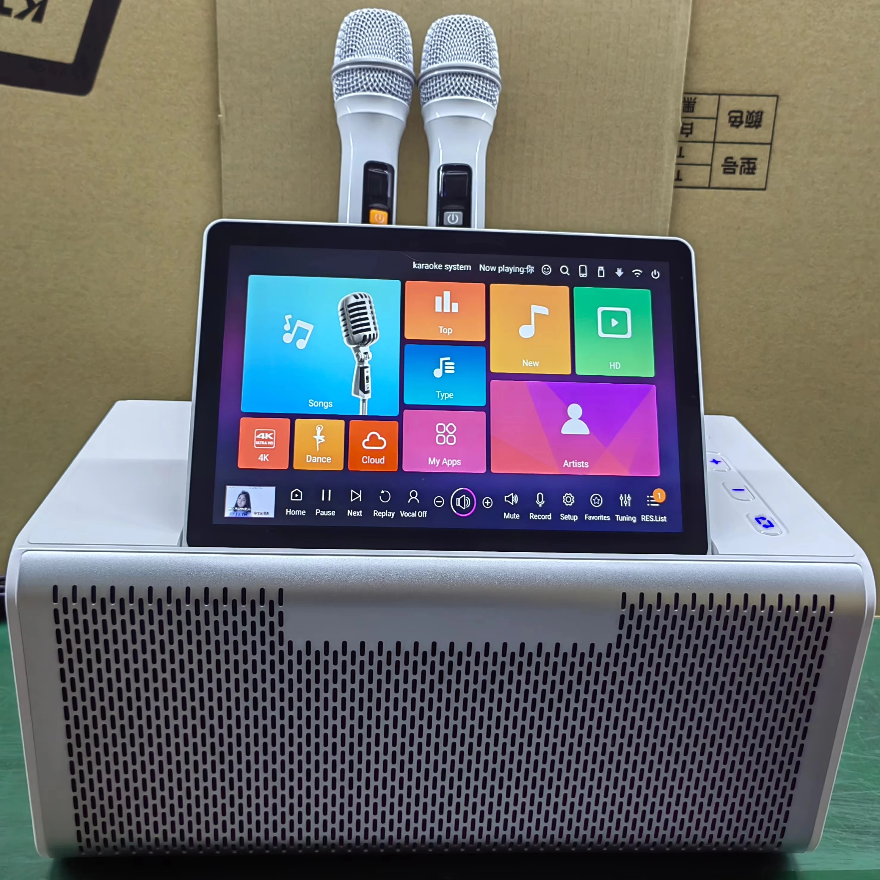 Professional All-in-One Android oke System Wireless Touch Screen Jukebox Sound Song Audio Equipment